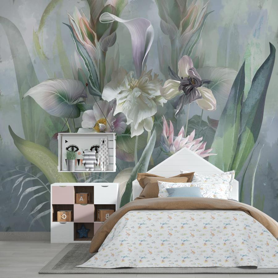 фотообои панно цветы 3д