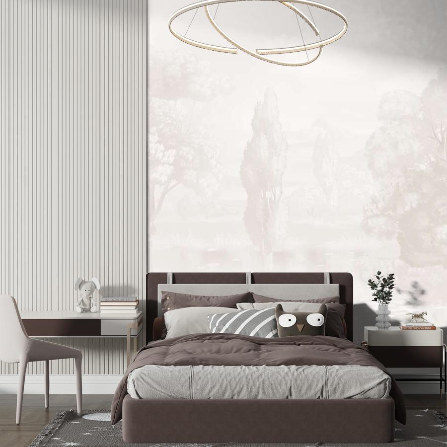 фотообои деревья бежевые в дымке 13-1078