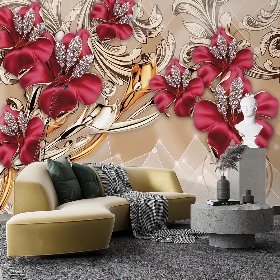 фотообои золотые маки 9-1603 фотообои золотые маки 9-1603