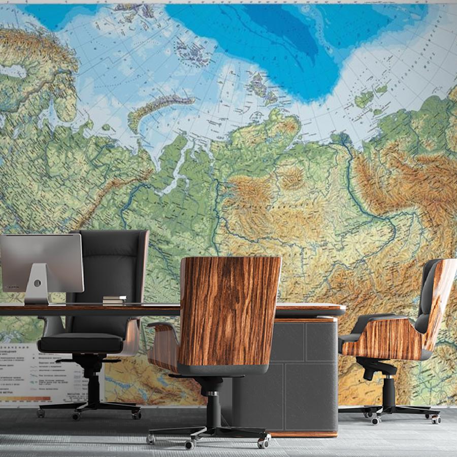 физическая карта 9-1804