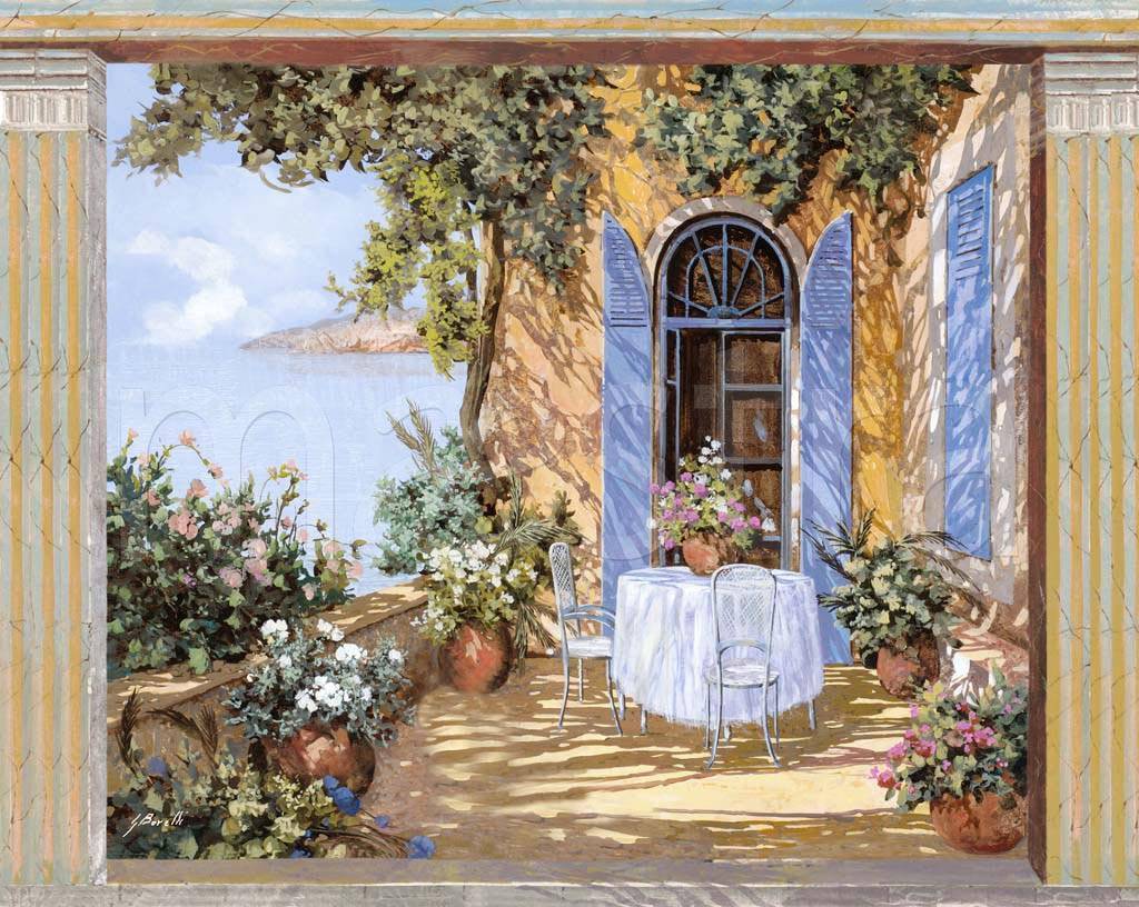 Средиземноморские пейзажи в живописи Гвидо Борелли