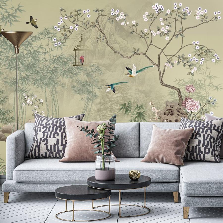 фотообои шинуазри магнолия 14-896