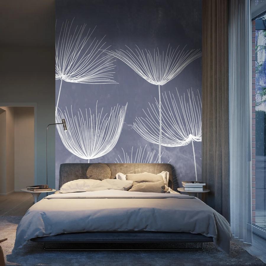 фотообои цветы в гостиную 14-1285