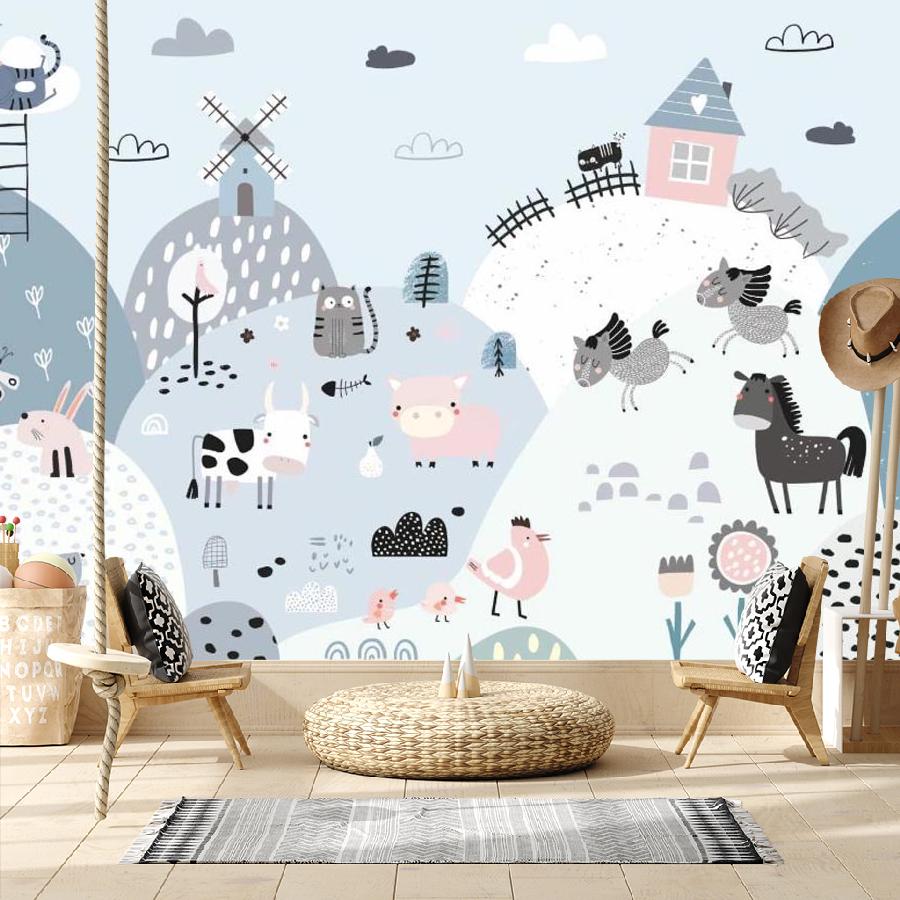 фотообои животные в горах 12-1020 фотообои животные в горах 12-1020