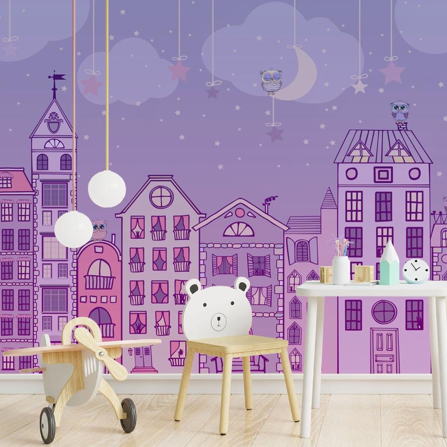 фотообои совушки ночью 13-157