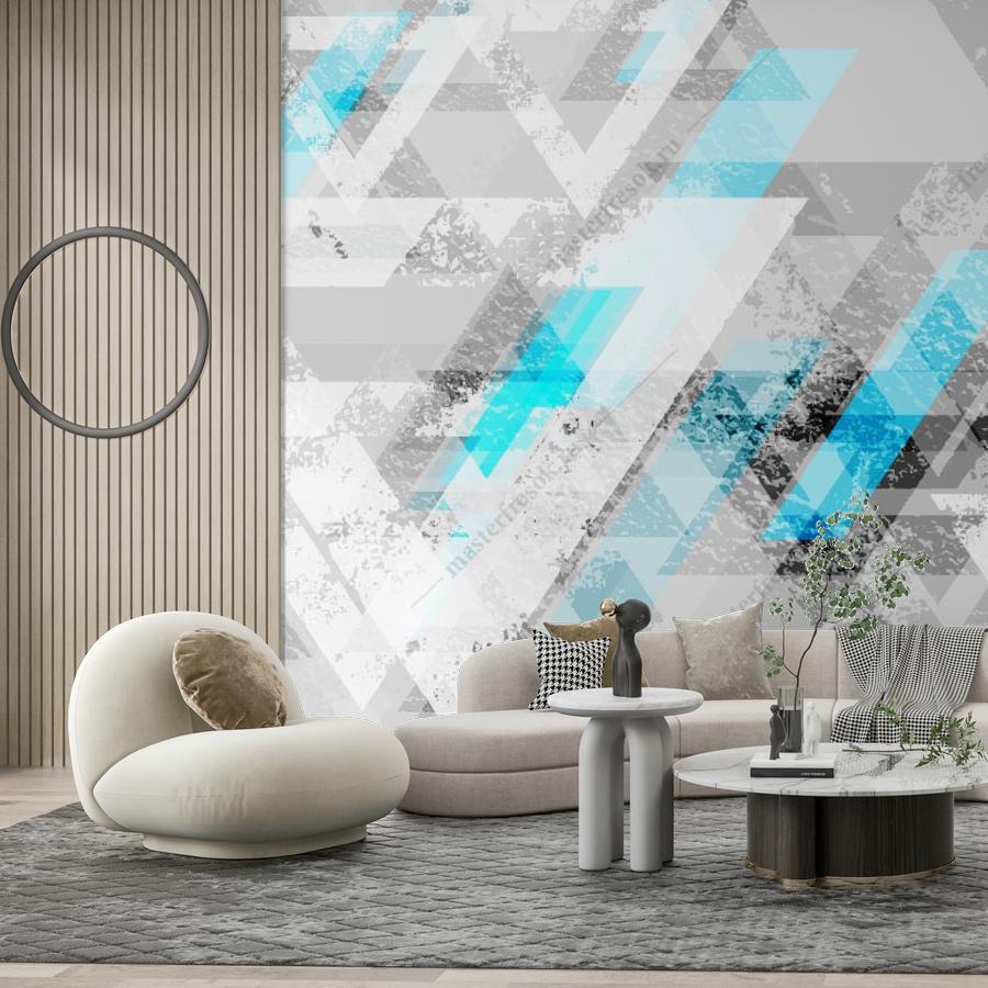 фотообои геометрия треугольники 10-948