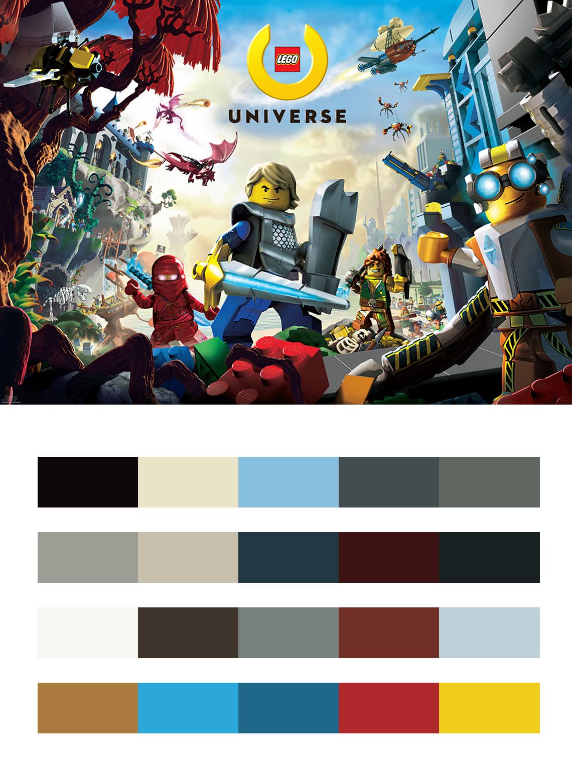 Лего Юниверс цвета