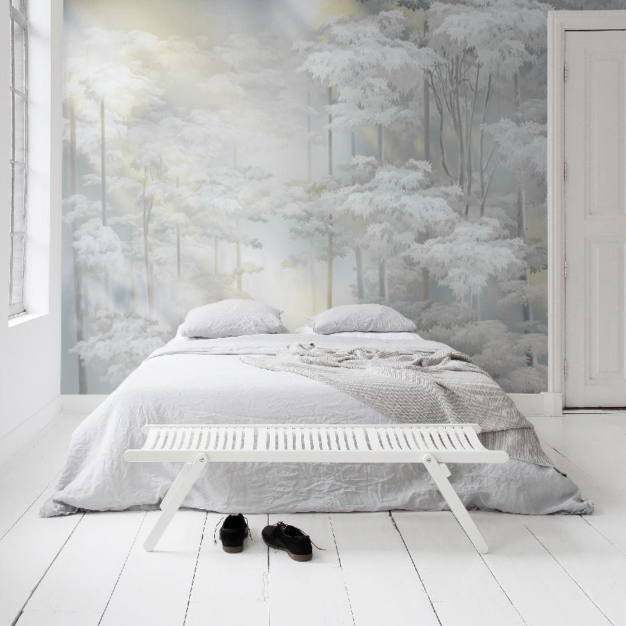 фотообои арт лес на сером фоне 13-848 фотообои арт лес на сером фоне 13-848