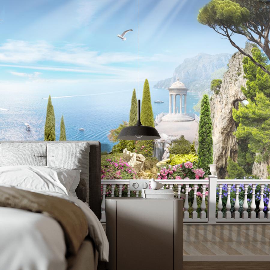 фотообои вид с террасы на море 13-797