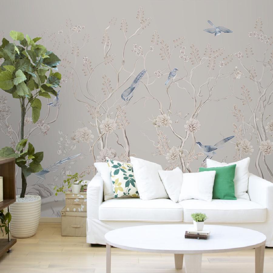 фотообои шинуазри, роспись на стене 14-981