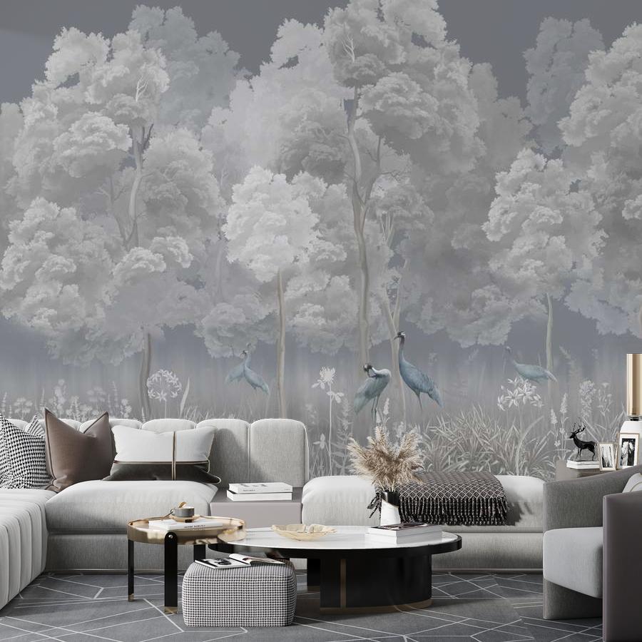 фотообои деревья пушистые 13-1023