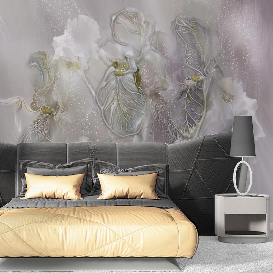 фотообои ирисы 3д