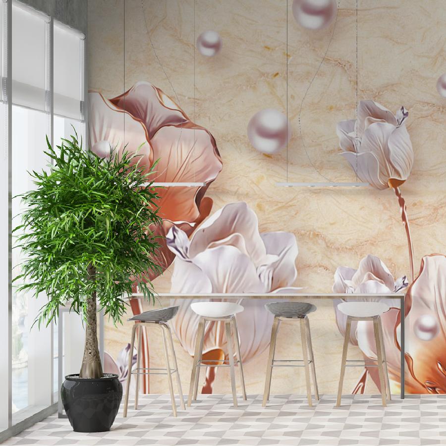 фотообои 3д тюльпаны 10-667