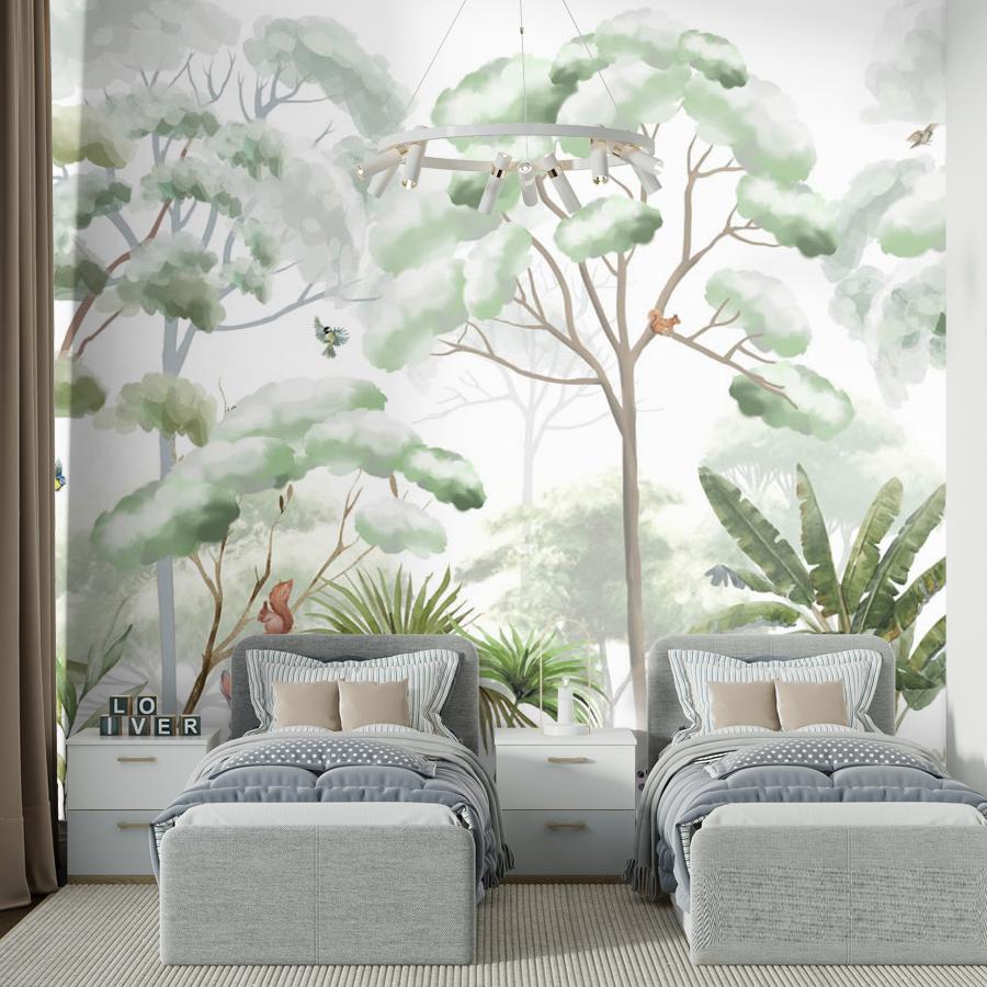 фотообои в детскую тропический лес 13-661 фотообои в детскую тропический лес 13-661