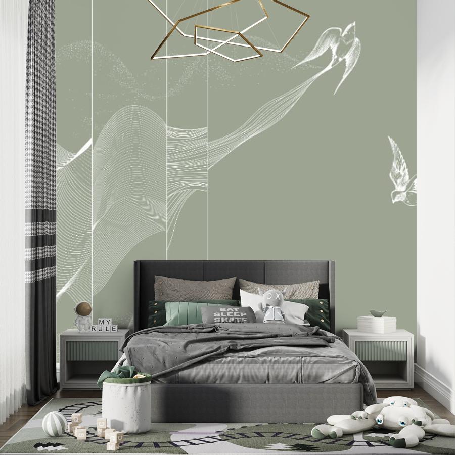 фотообои птицы в кухню 14-1182