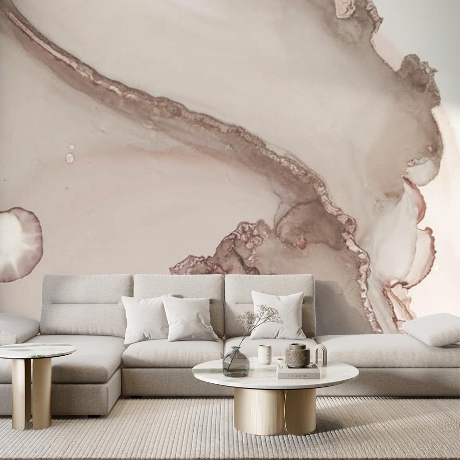 фотообои разводы акварель серые 9-1562