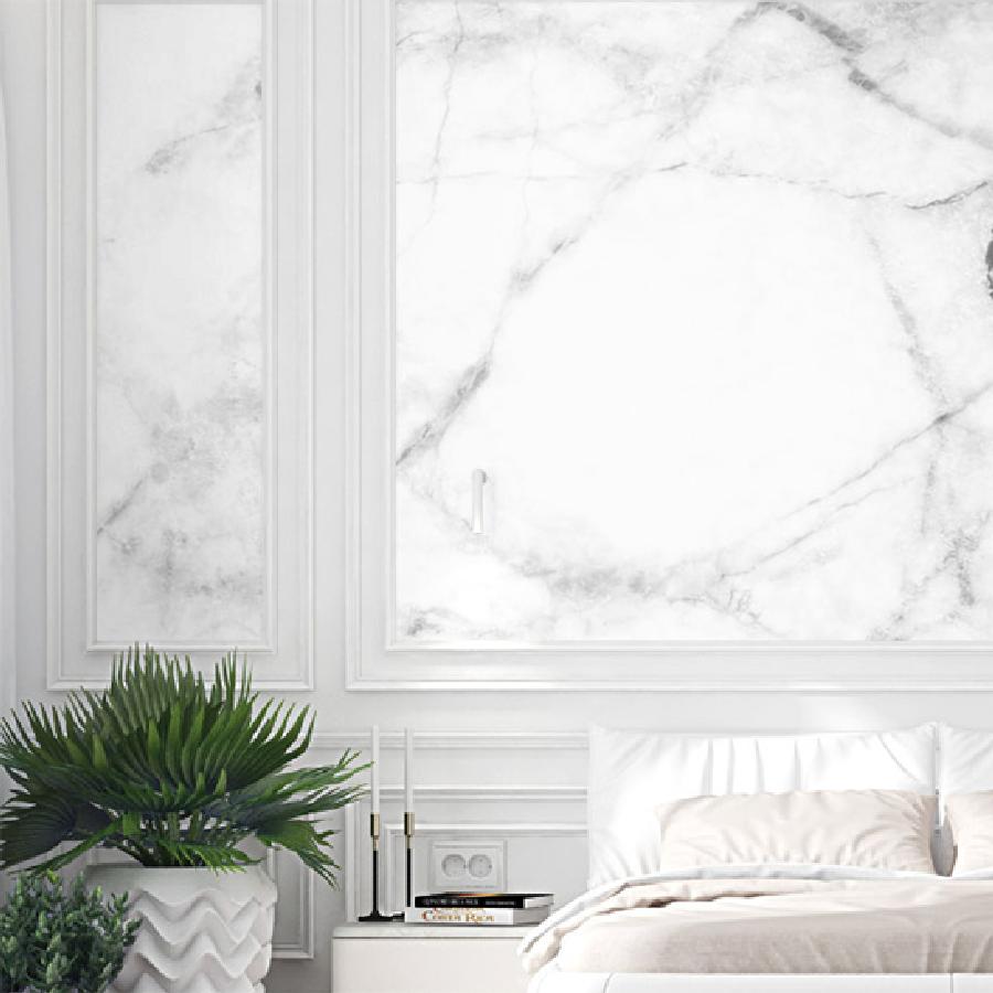 фотообои флюид арт - мрамор белый 9-941