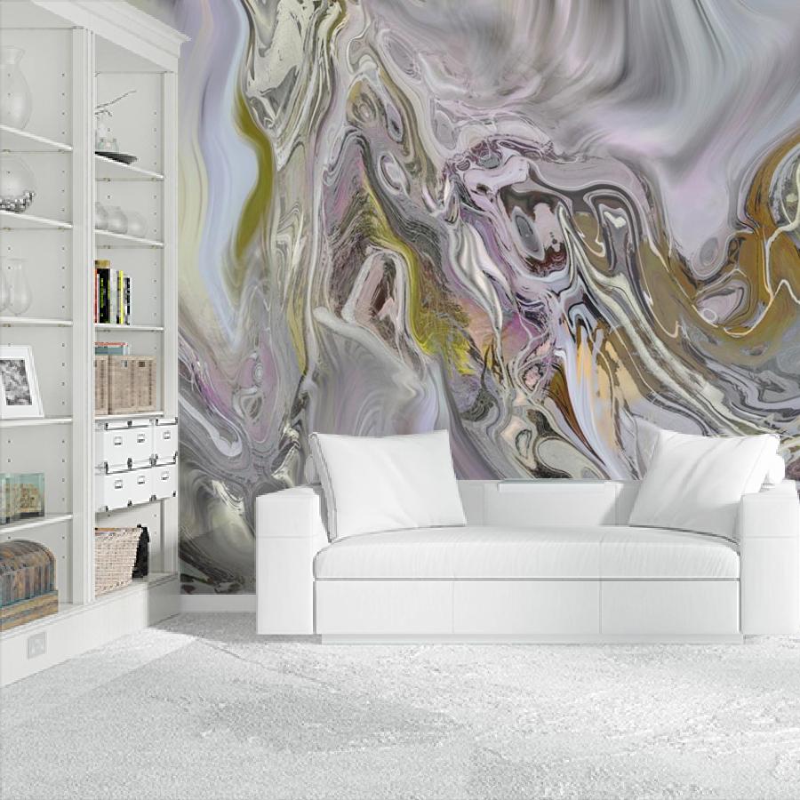 фотообои фиолетовая абстракция 13-303