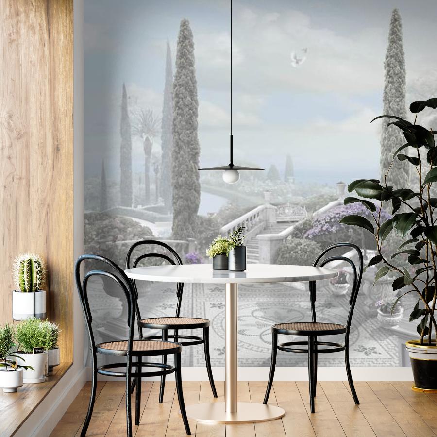 фотообои белоснежная терраса 13-348