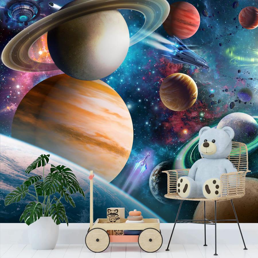 фотообои планеты в космосе 19-0004 фотообои планеты в космосе 19-0004