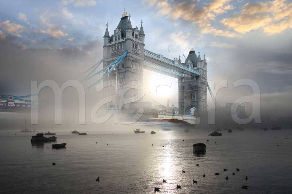 Фотообои Лондон в туманной дымке