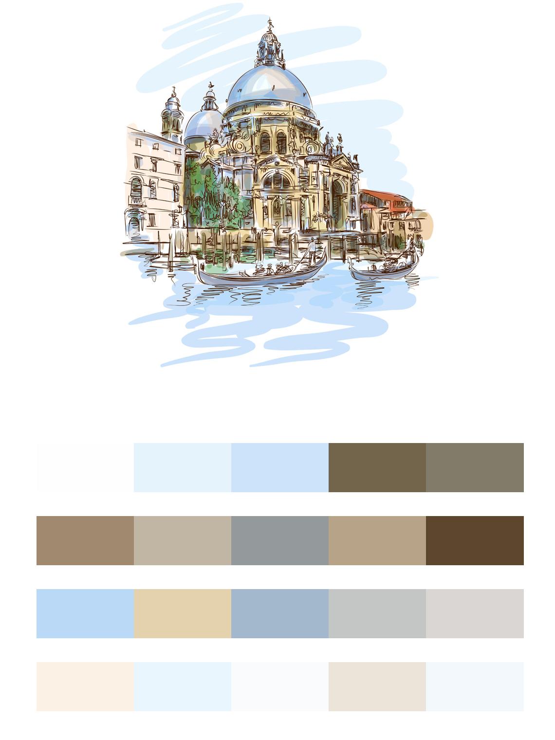 Венеция - Собор Санта-Мария делла Салюте цвета