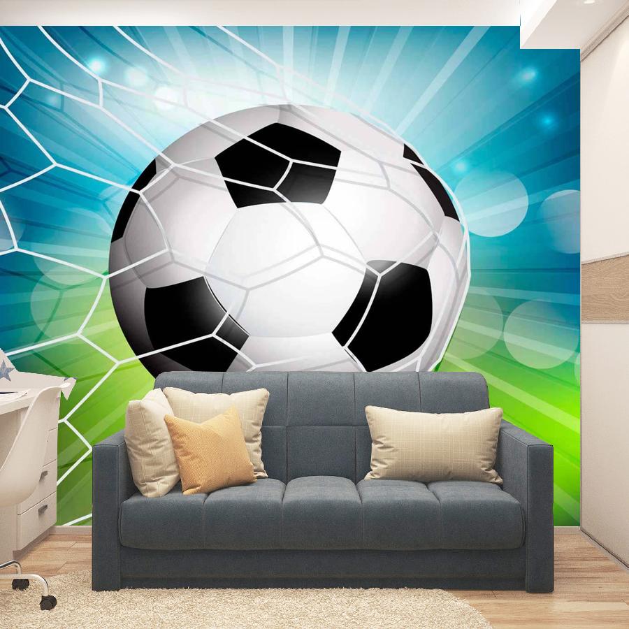 фотообои мяч в сетке 12-523