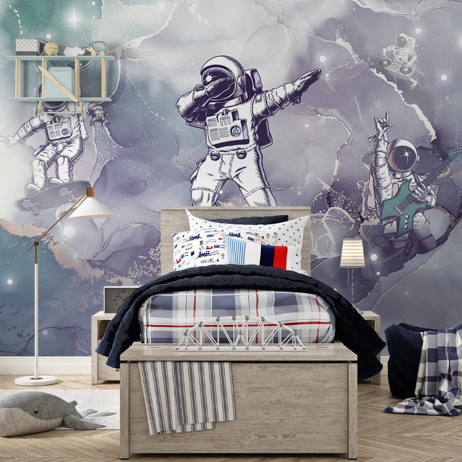 фотообои в детскую космос и космонавты 12-1632 фотообои в детскую космос и космонавты 12-1632