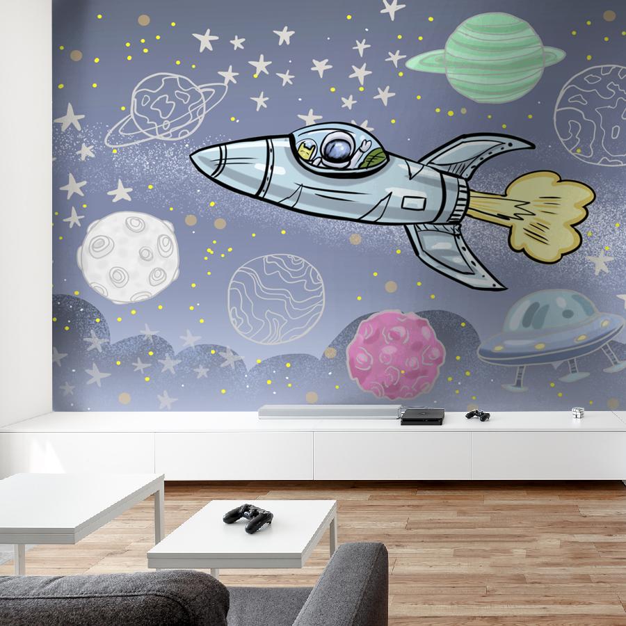 фотообои космическая ракета 14-197