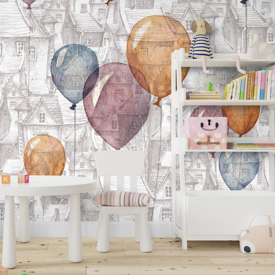 фотообои воздушные шарики 12-1176