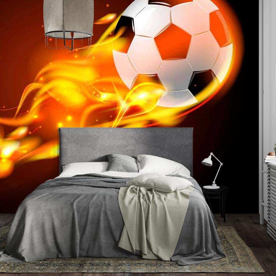фотообои летящий огненный мяч 12-532 фотообои летящий огненный мяч 12-532