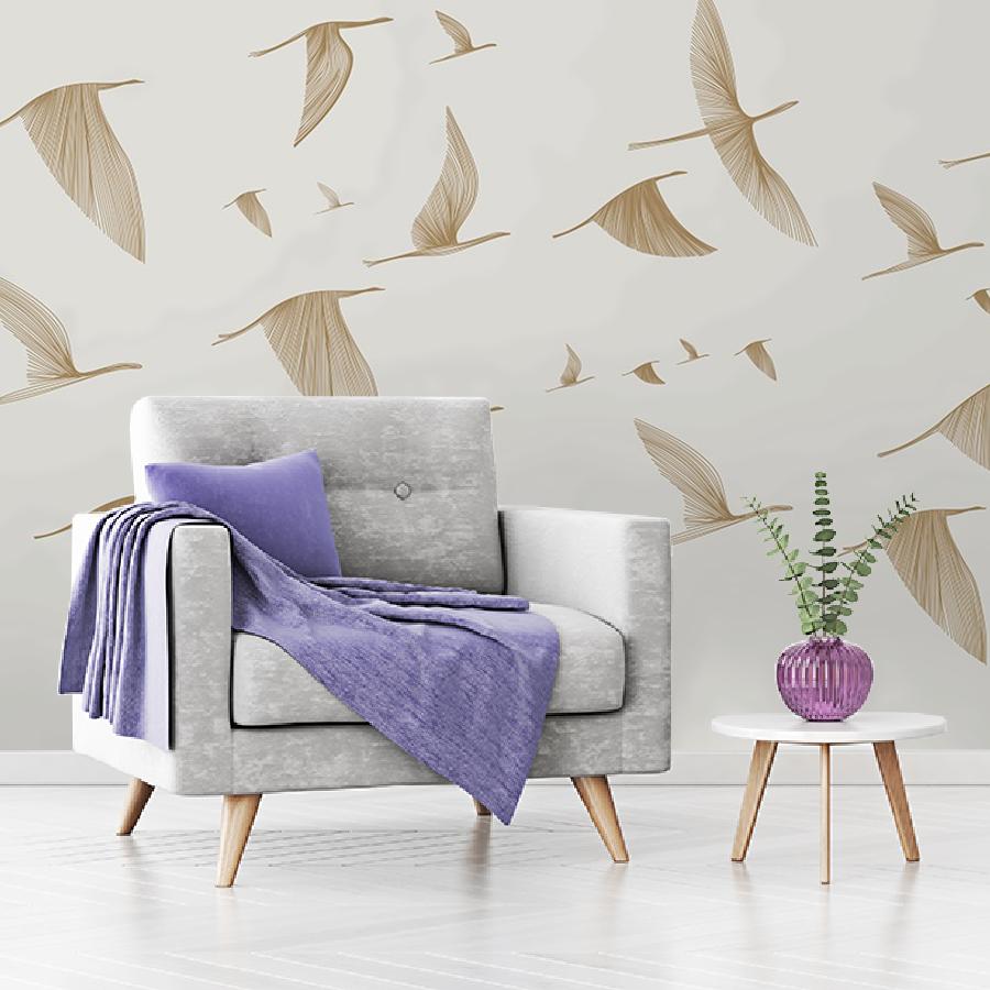 фотообои стая птиц 14-806