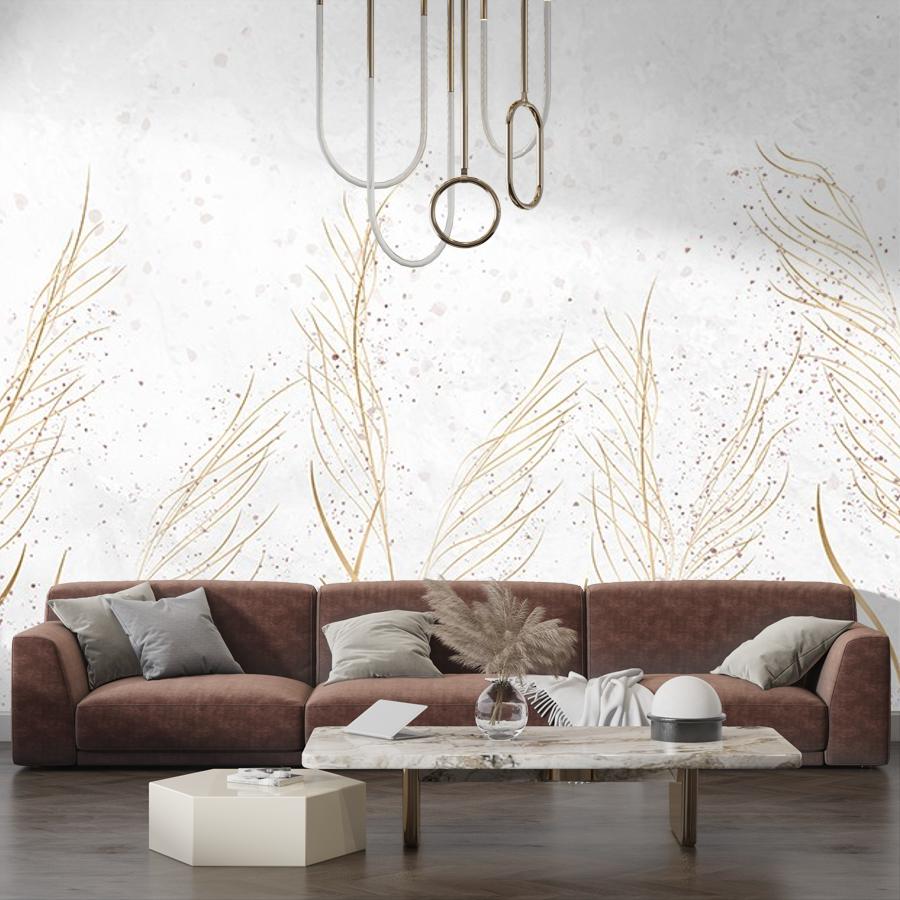 фотообои ветви золотистые 9-2094