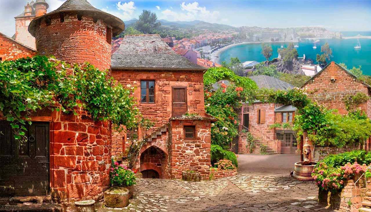 фотообои старинная городская улочка 7-061