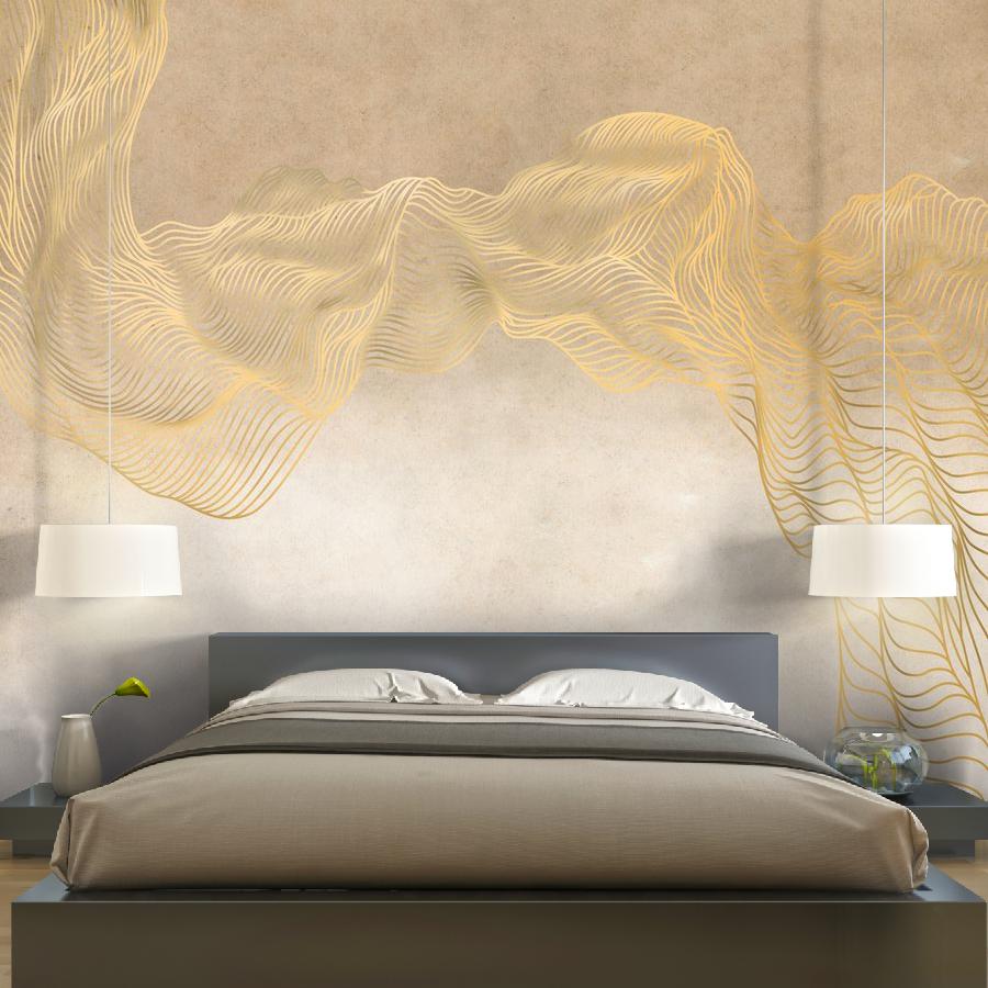 фотообои линии с градиентом 14-870