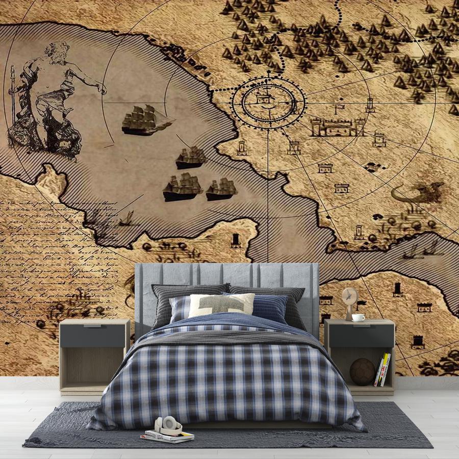 фотообои старинная карта 12-1570