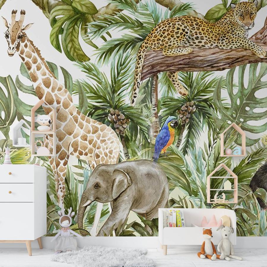 фотообои солнечные джунгли в детскую 14-722 фотообои солнечные джунгли в детскую 14-722