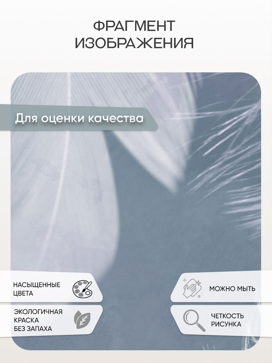 Фотообои «Белые перья» 7-934 — крупный план