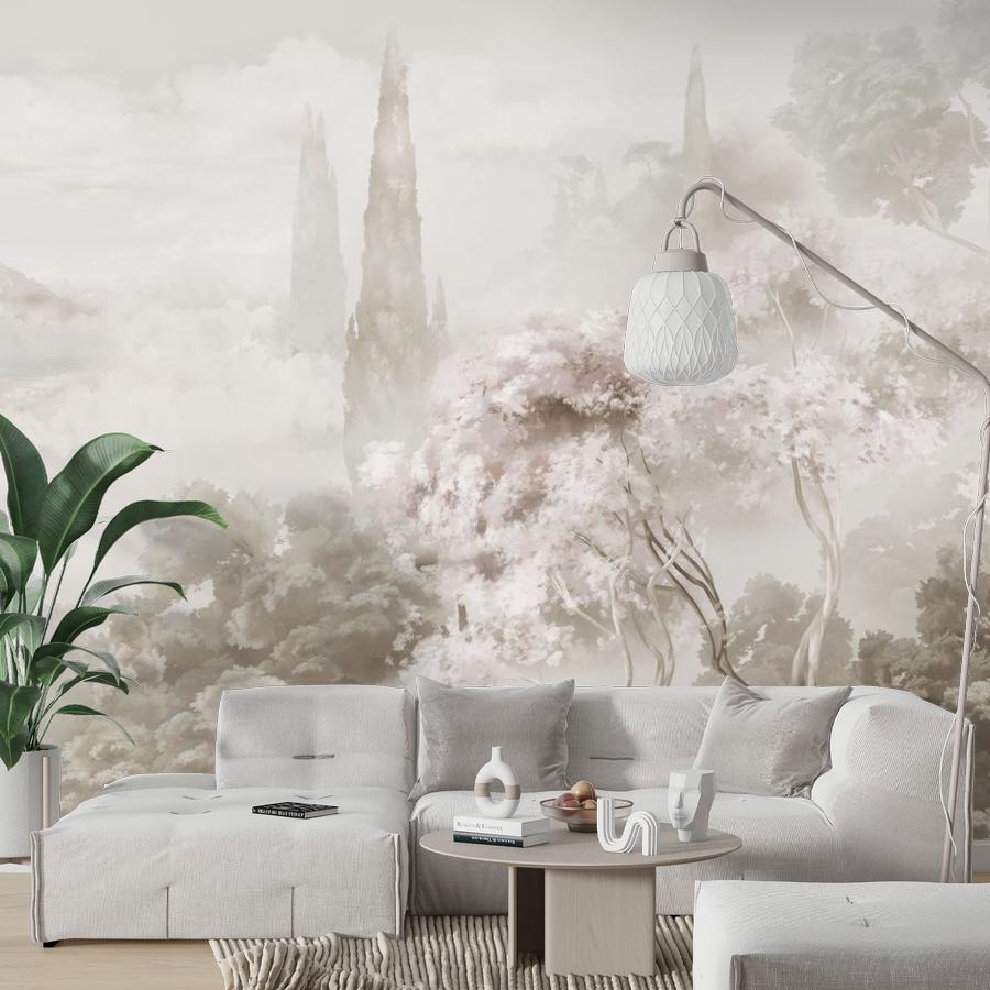 фотообои пейзаж в оттенке сепия 13-1109