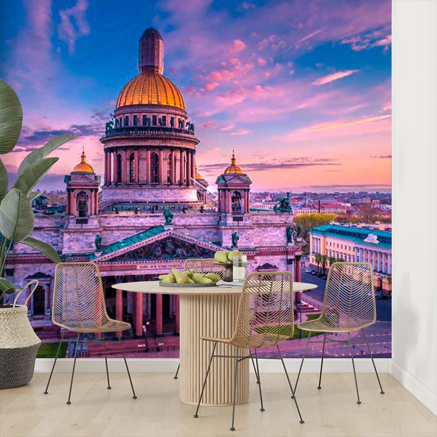 фотообои исаакиевский собор в сумерках 9-670
