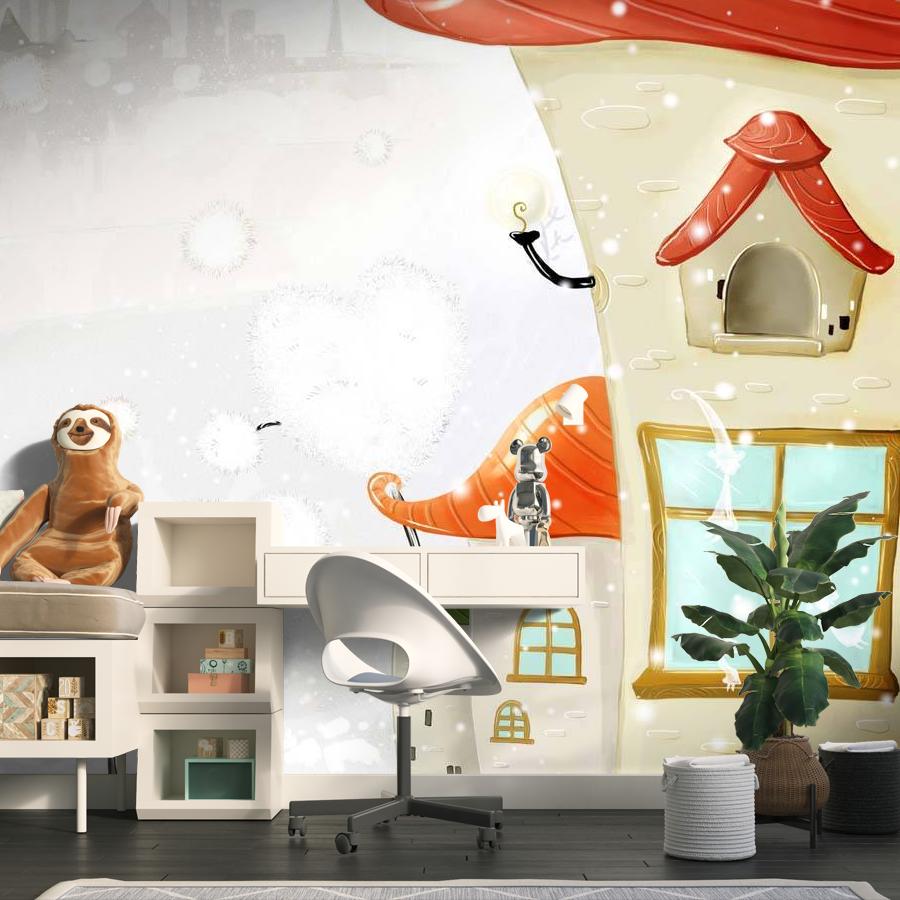 фотообои три домика 12-290