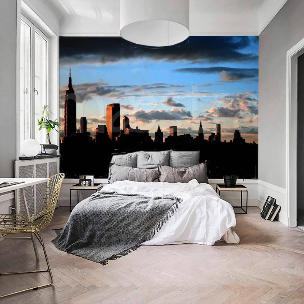 ночной город под тучами 4-264