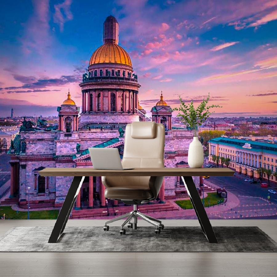 фотообои исаакиевский собор в сумерках 9-670