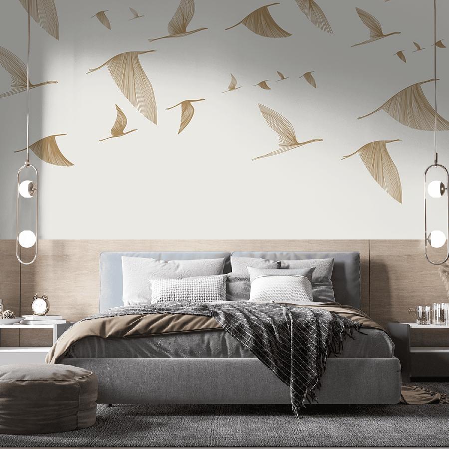 фотообои стая птиц 14-806