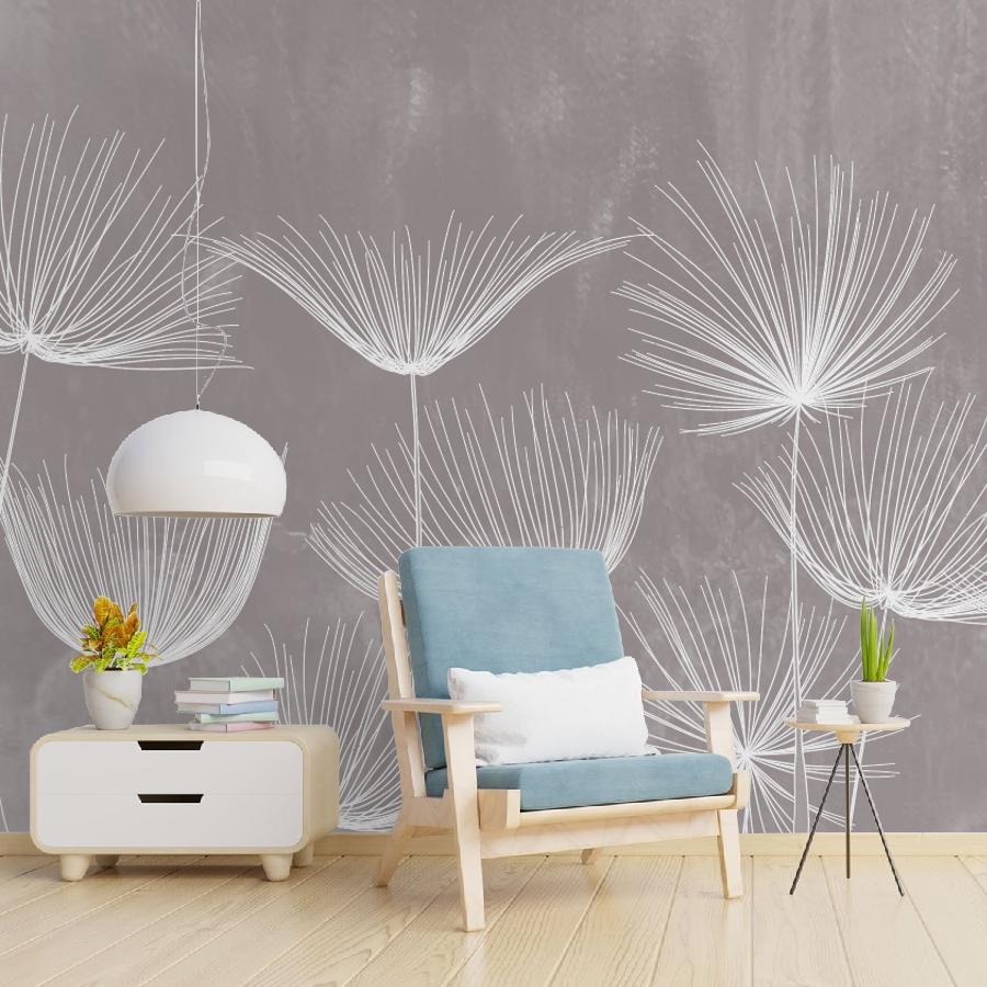 фотообои цветы в гостиную 14-1283