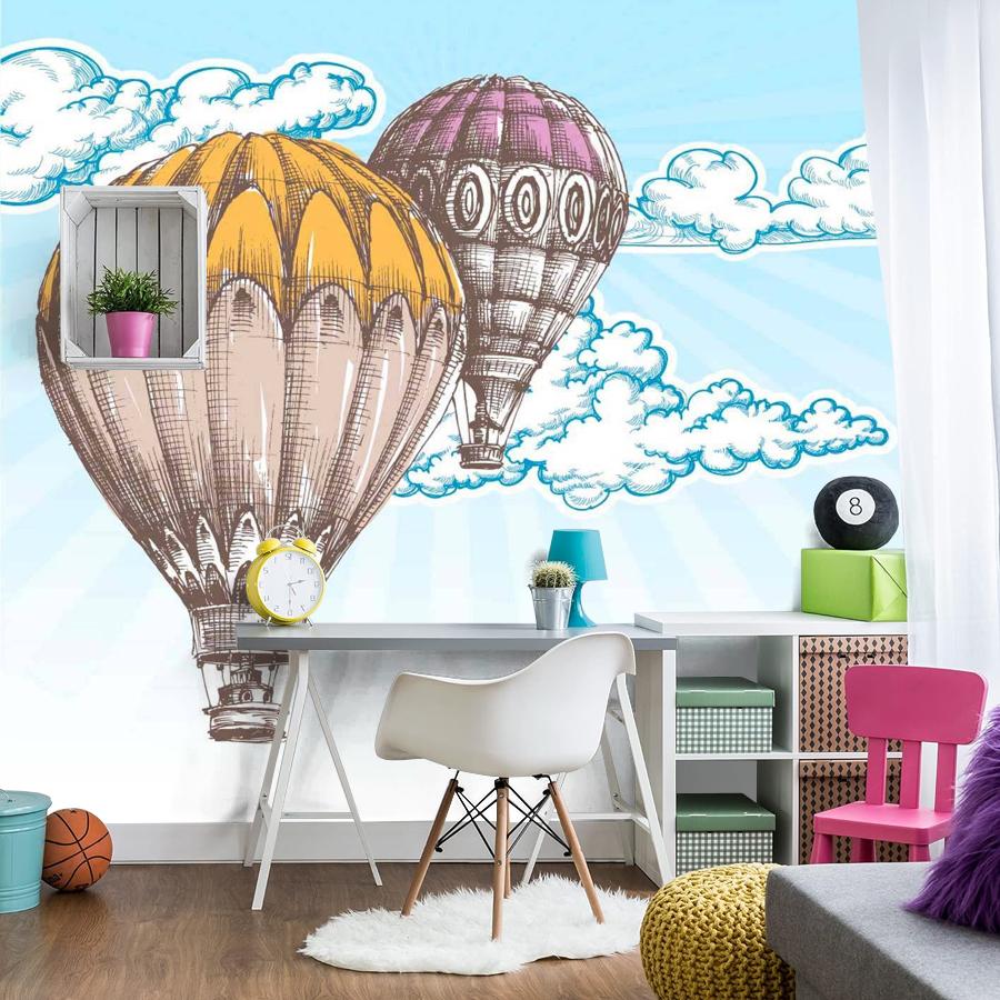 фотообои воздушный шар в небе 12-424