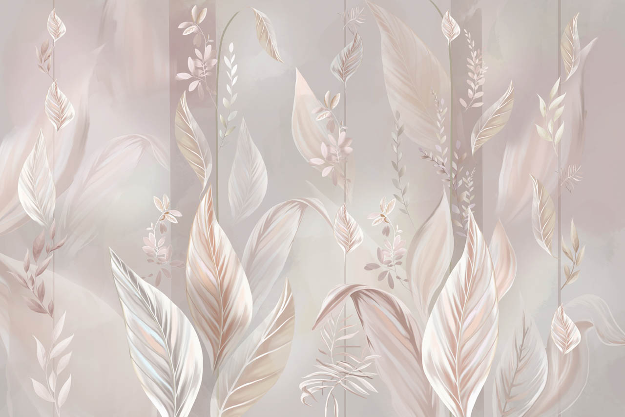 фотообои пудровые лепестки 13-747