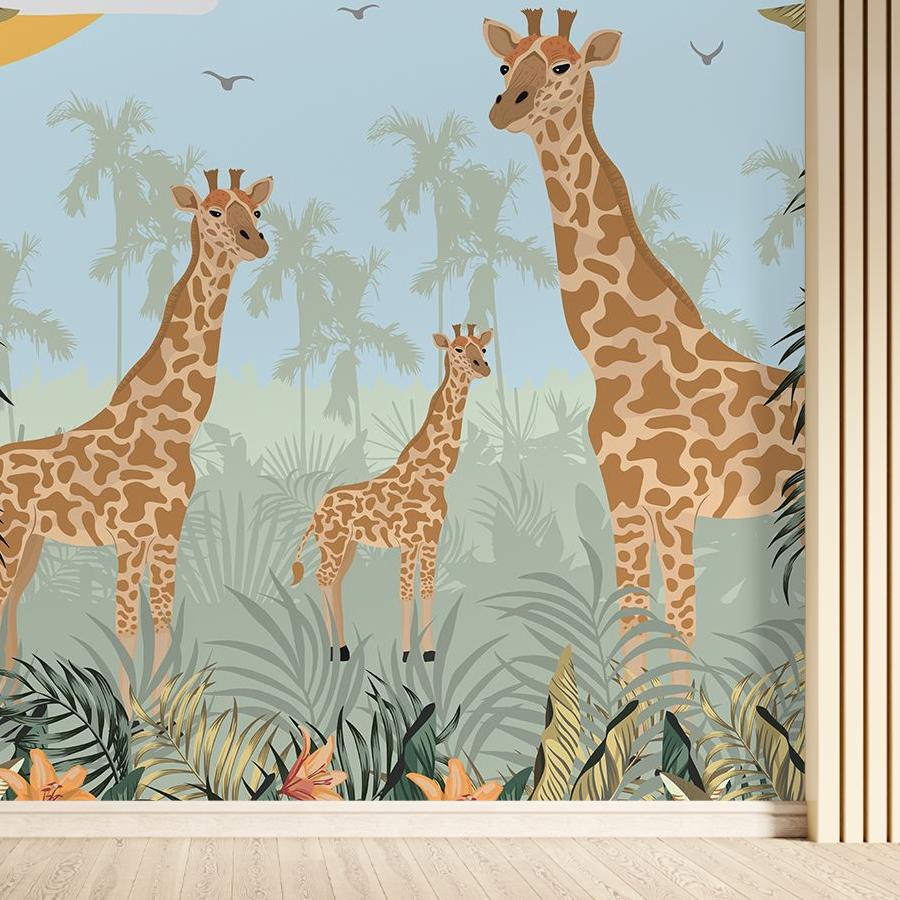 фотообои семья жирафов 12-1590