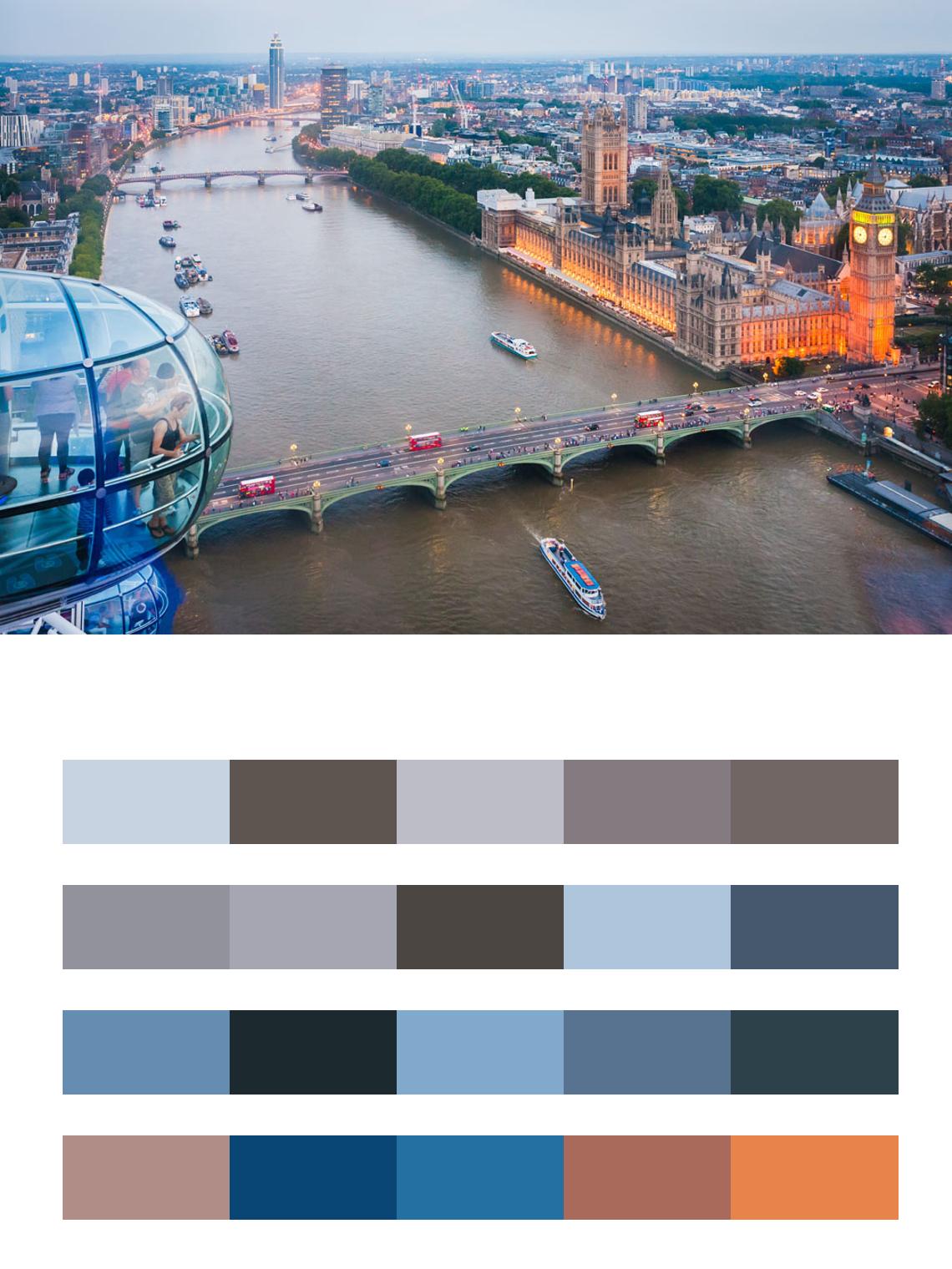 Смотровая площадка в Лондоне цвета