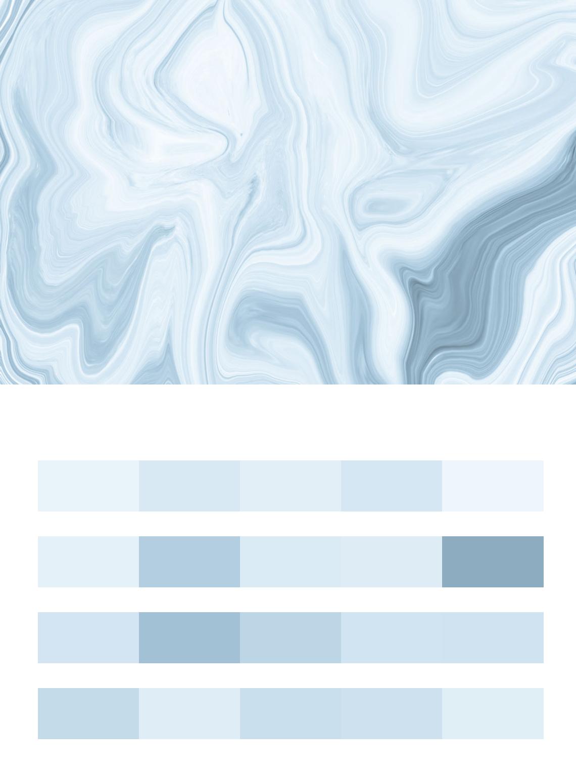 Флюид Арт - Мрамор голубой цвета